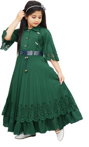 Mmaisha Girls Maxi/Full Length Party Dress