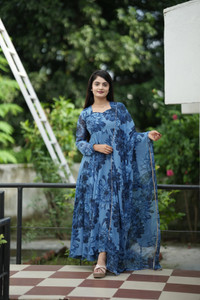 fentik.com Flared/A-line Gown