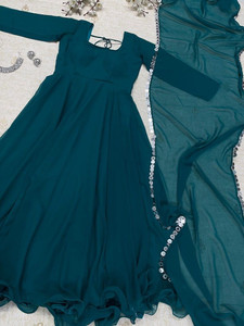 DJCM FASHION HUB Anarkali Gown