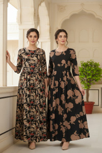 Kremiza Flared/A-line Gown