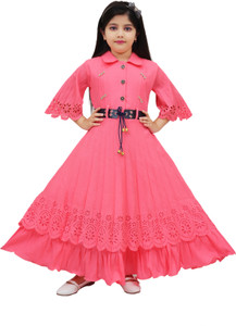Smsarful Girls Maxi/Full Length Party Dress