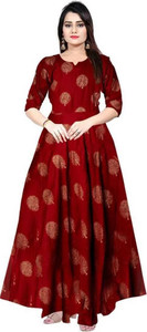 Jaipry Trends Flared/A-line Gown