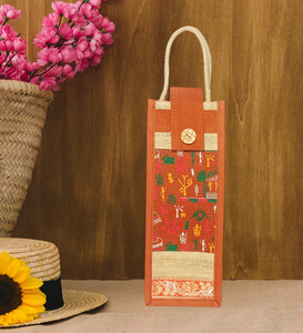 JuteiQue Men & Women Multicolor Bottle Bag