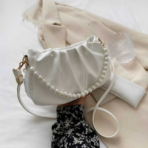 Mehraj Women White Messenger Bag - Image 2