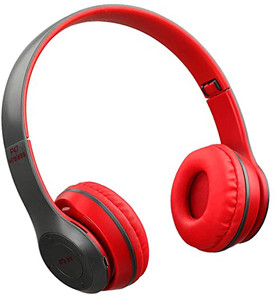 Worricow Foldable Over The Ear Bluetooth Headphones TF/SD Card Bluetooth Support Bluetooth