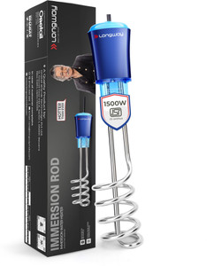 Longway LWIR01 Heavy Element with Nickel Coated | Instant Fast Heating | ISI Certified 1500 W Shock Proof Immersion Heater Rod