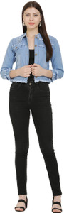 Mr Fashion Full Sleeve Washed Women Denim Jacket