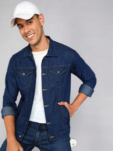 FTX Full Sleeve Solid Men Denim Jacket