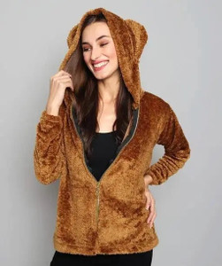 ShriShantiNath Full Sleeve Solid Women Jacket