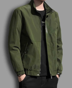 ynam Full Sleeve Solid Men Jacket