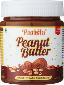 Parista Dark Chocolate Peanut Butter Crunchy|High Protein Fiber|No Cholestrol 200 g