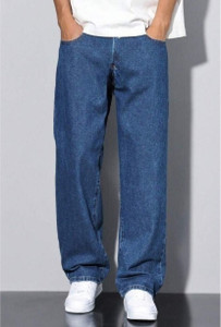 RABEZO DENIM Loose Fit Men Dark Blue Jeans