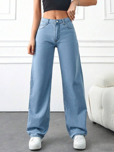 NUCOUTHS Regular Women Light Blue Jeans