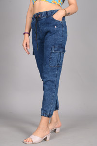 ZIRMER Jogger Fit Women Blue Jeans