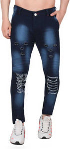 Rabezo Slim Men Dark Blue Jeans
