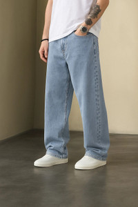 ZAYSH Loose Fit Men Light Blue Jeans