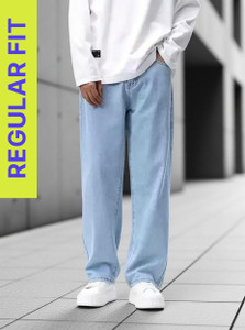 NALAKA Regular Men Light Blue Jeans - Image 6