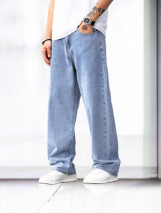 ZAYSH Loose Fit Men Light Blue Jeans
