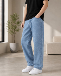 DOCALVIN Men Light Blue Jeans - Image 6