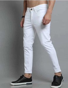 hotlist Slim Men White Jeans