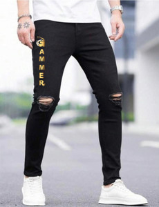 Gammer Slim Men Black Jeans