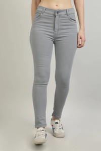 SKYGLORY Skinny Women Grey Jeans