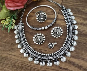Arch gallery Oxidised Silver Silver Jewellery Set