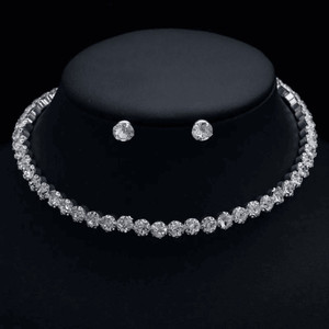 PAARO Alloy Sterling Silver Silver Jewellery Set