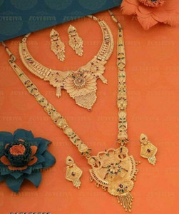 SWERITHA Alloy Gold-plated Gold Jewellery Set