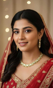 KHODIYAR ENTERPRISE Brass Gold-plated Gold Jewellery Set
