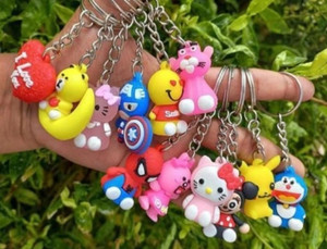 DIV PACK 12 KEY CHAINS love and cartoon Key Chain Price in India