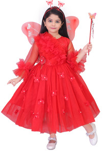 DS DRESSES Baby Girls Calf Length Party Dress