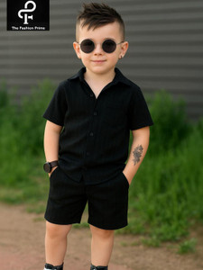 The Fashion Prime Boys Party(Festive) Shirt Shorts