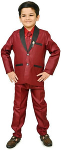 NTDFASHION Boys Party(Festive) Blazer Pant, Tie, Shirt