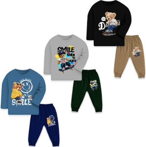 Lavi-Tavi Baby Boys & Baby Girls Casual T-shirt Pyjama