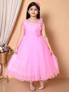 KHUKU ENTERPRISE Indi Girls Maxi/Full Length Party Dress