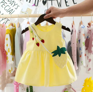 Elegant Attire Baby Girls Midi/Knee Length Festive/Wedding Dress