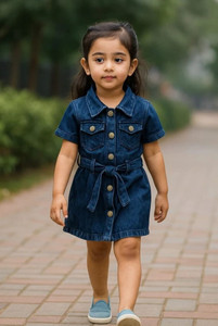 A Y FASHION Baby Girls Midi/Knee Length Festive/Wedding Dress