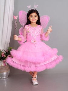PN fashion Girls Below Knee Party Dress