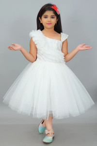 PN fashion Girls Below Knee Festive/Wedding Dress