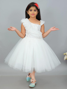 PN fashion Girls Below Knee Festive/Wedding Dress