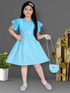 Aisha Indi Girls Midi/Knee Length Casual Dress