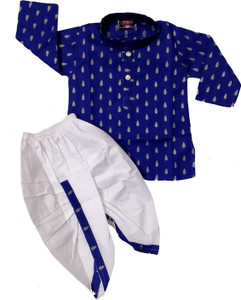 SHIVAAY Boys Casual Dhoti & Kurta Set