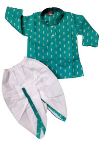 SHIVAAY Baby Boys Casual Dhoti & Kurta Set