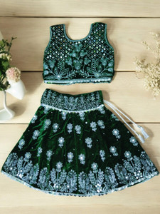 IFA FASHION Baby Girls Lehenga Choli Party Wear Embellished Lehenga Choli