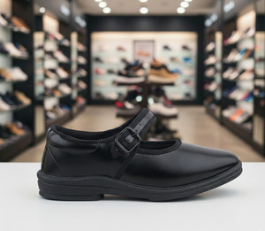 Shoegears Girls Velcro School Shoes