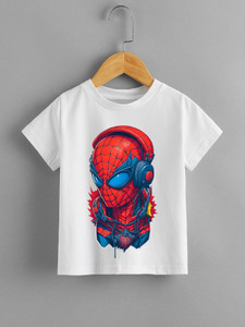 NoisyKids Boys Graphic Print Polyester Regular T Shirt