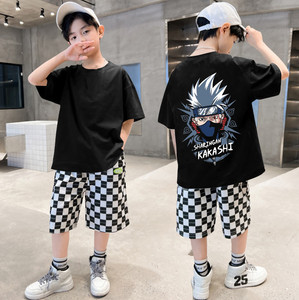 TODAYTREND Boys Printed Cotton Blend Oversized T Shirt