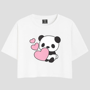 CROP ZONE Girls Graphic Print Cotton Blend Regular T Shirt