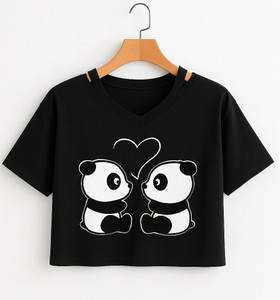 Cropverse Girls Casual Cotton Blend Crop Top